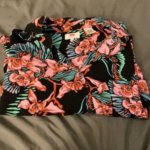 Levi’s Cropped Hawaiian Shirt